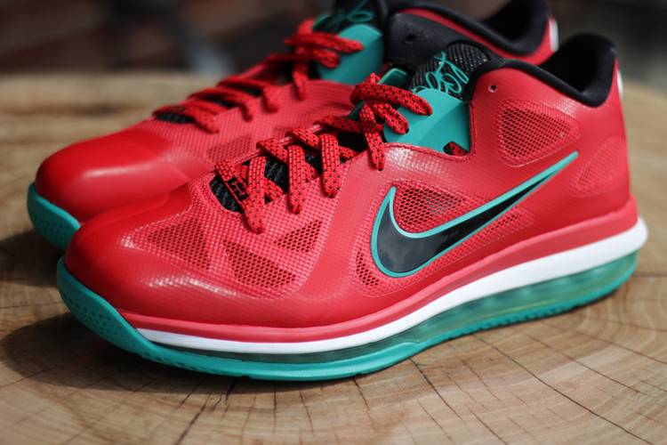 Nike Lebron 9 Low Liverpool 510811-601 Size 10.5 Men's Shoes Action Red &  Green