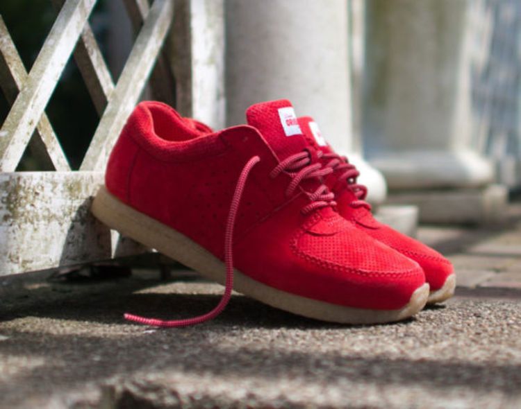 Ronnie Fieg X Clarks Kildare Poppy Red