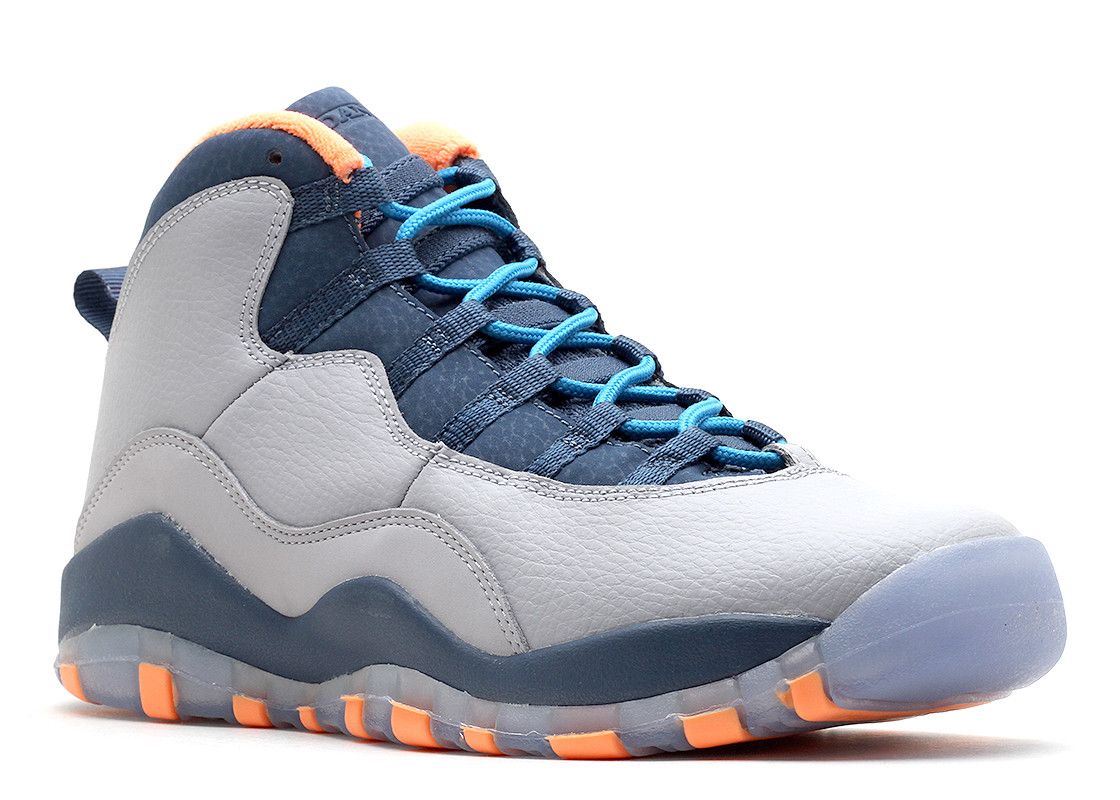 Pre-owned Air Jordan 10 Retro Gs 'bobcats' In Grey