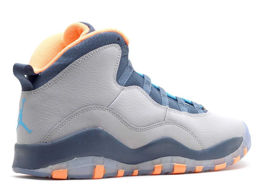 Pre-owned Air Jordan 10 Retro Gs 'bobcats' In Grey
