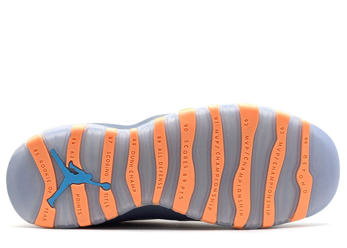 Pre-owned Air Jordan 10 Retro Gs 'bobcats' In Grey