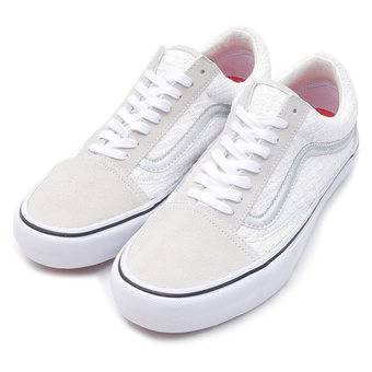Vans Old Skool Pro Supreme Grid White Shoes