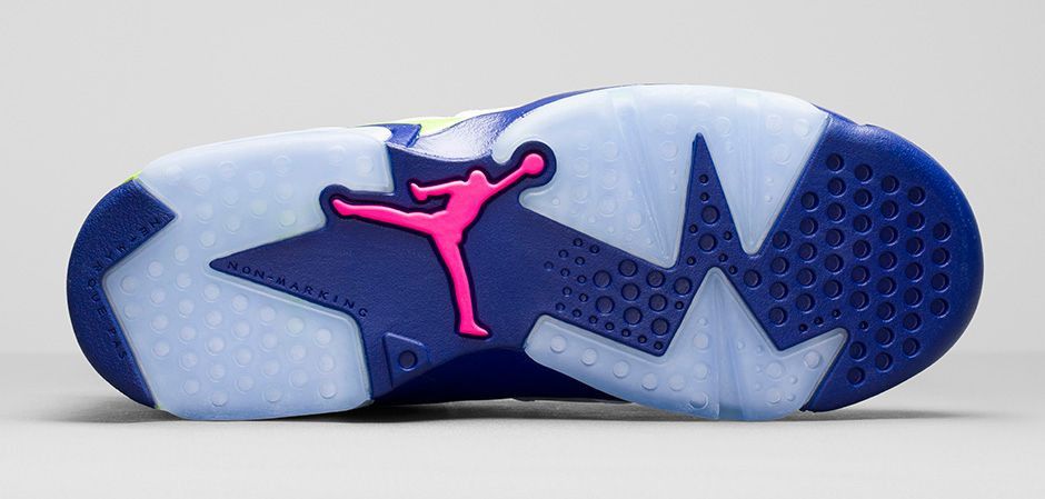 Pre-owned Air Jordan 6 Retro Gg 'fierce Green' In White