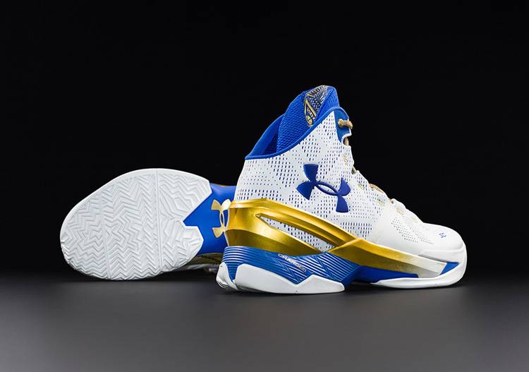 14 Curry 2 Gold Rings 1259007 107 blue/ white/ gold 