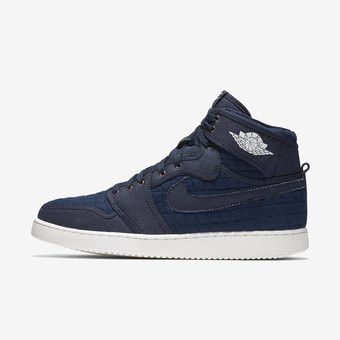 AJKO High OG Canvas 'Obsidian'