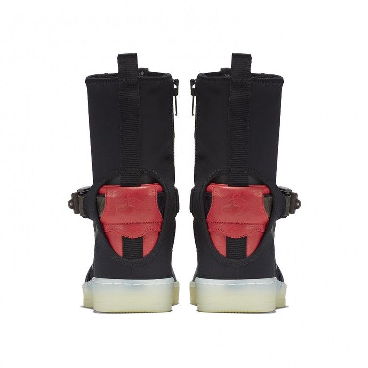 Buy Acronym x NikeLab Air Force Downtown 1 Hi SP 'Black Crimson