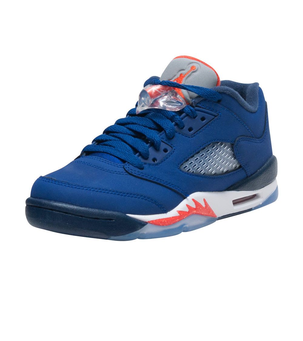 Pre-owned Air Jordan 5 Retro Low Gs 'knicks' In Blue
