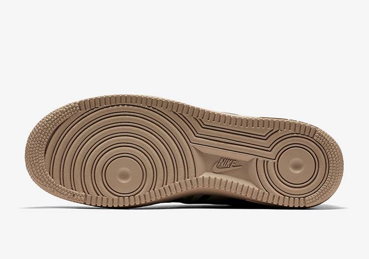 Nike Air Force 1 '07 LV8 Reflective Desert Camo Shoes - Size 11.5 - 204 Sand / Sand-Black