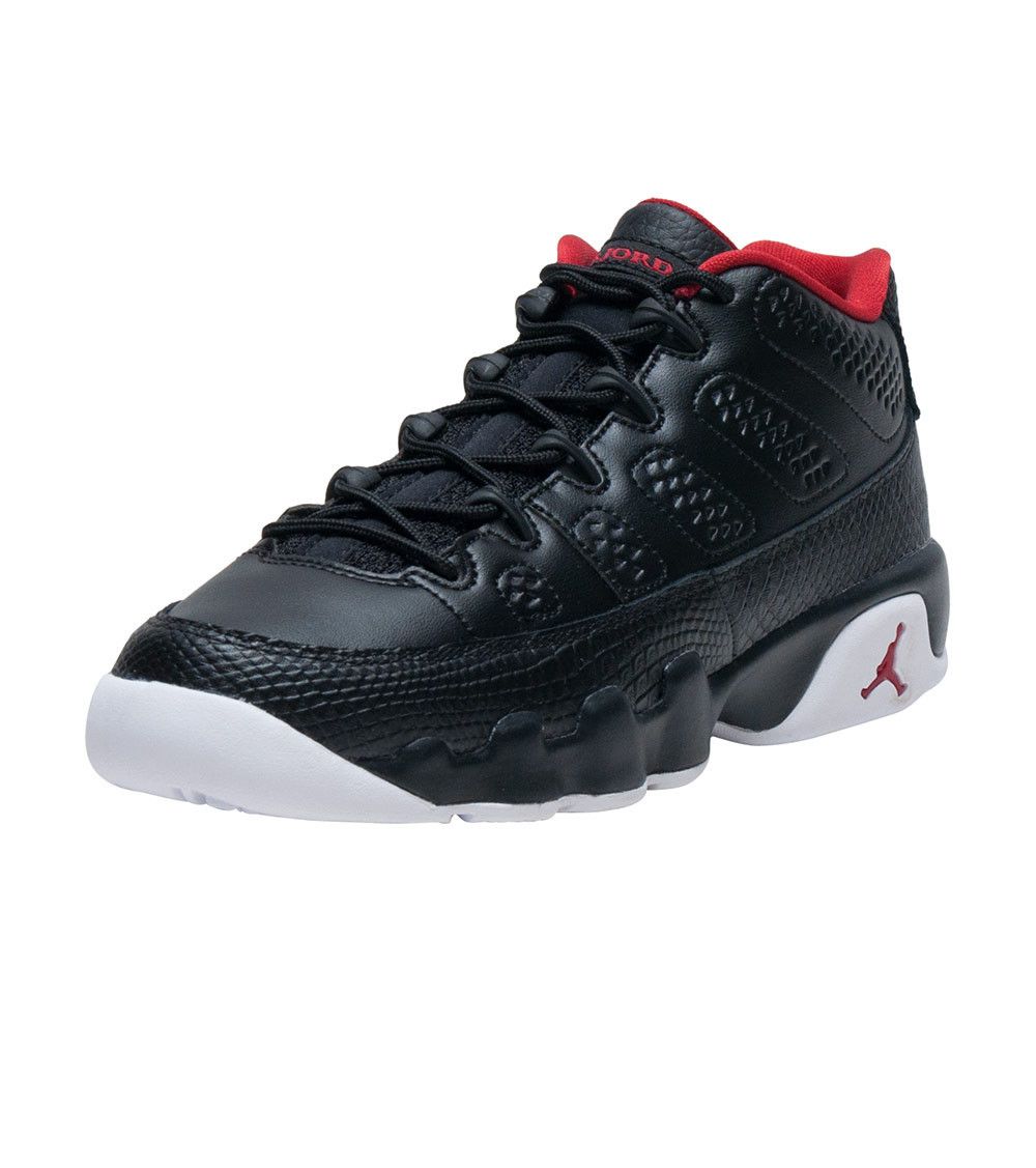 Pre-owned Air Jordan 9 Retro Low Bg 'snakeskin' In Black