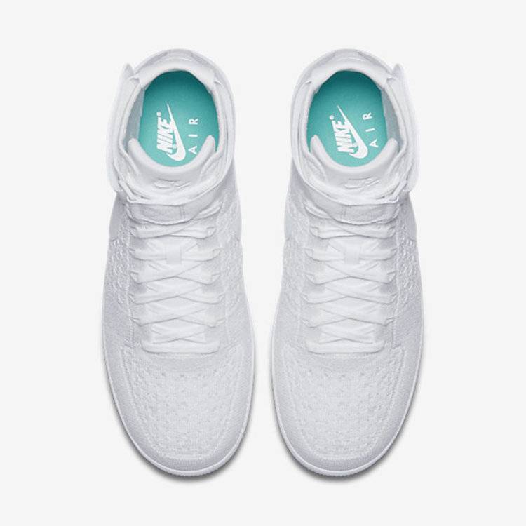 Nike Air Force 1 Ultra Flyknit Mid Triple White - Sneaker Bar Detroit