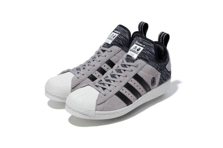 A Bathing Ape x Neighborhood x Superstar Boost 'Grey Black'