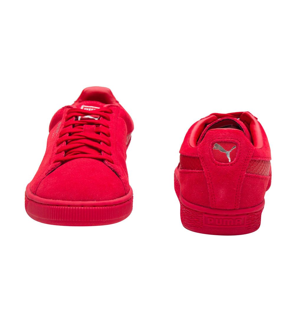 Pre-owned Puma Suede Classic Mono Reptile In Red