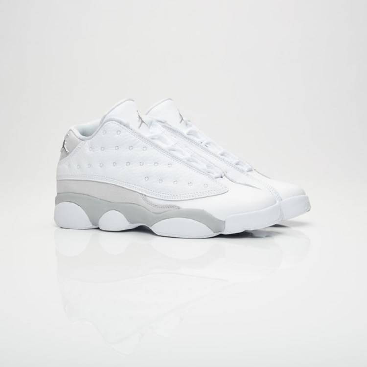 Jordan 13 Retro Low Pure Platinum (GS) Kids' - 310811-100 - US