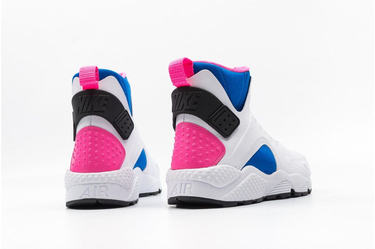 Pre-owned Nike Wmns Air Huarache Run Mid 'white Soar Pink Pow'
