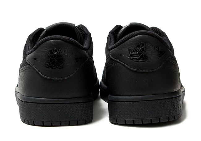 AIR JORDAN AIR JORDAN 1 RETRO LOW OG PREMIUM 'TRIPLE BLACK'