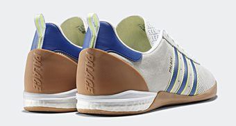 Buy Palace x adidas Indoor 'White Bold Blue' - CG3364 | GOAT