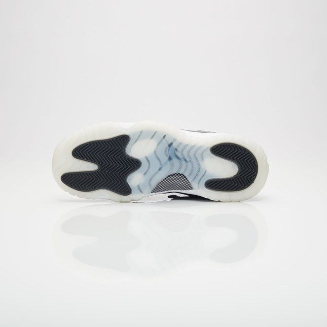 Pre-owned Air Jordan 11 Retro Low Gs 'barons' In Black
