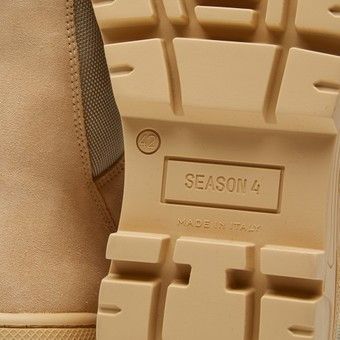 yeezy season 4 combat boots sand