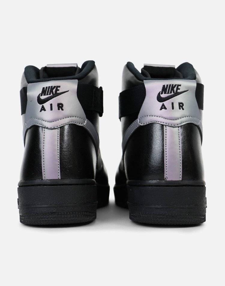 Nike's Air Force 1 '07 LV8, Black & Iridescent Silver