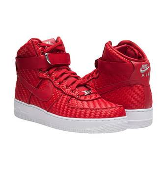 Nike Air Force 1 High 07 LV8 Woven Gym Red 843870-600 #nikeairforce1high  #sneakerfiles #sneakeraddict #kicksoftheday #sneakerfreaker…