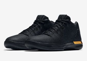 jordan 31 black and gold
