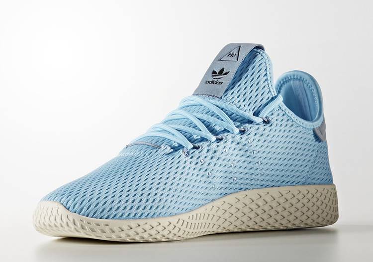 Adidas X Pharrell Williams Tennis Hu in Blue/Pink/Light Grey — MAJOR