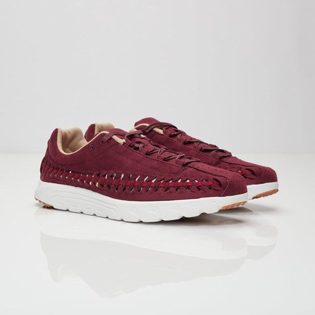 Pre-owned Nike Wmns Mayfly Woven 'night Maroon' In Red