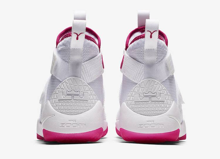 lebron soldier 11 pink and white