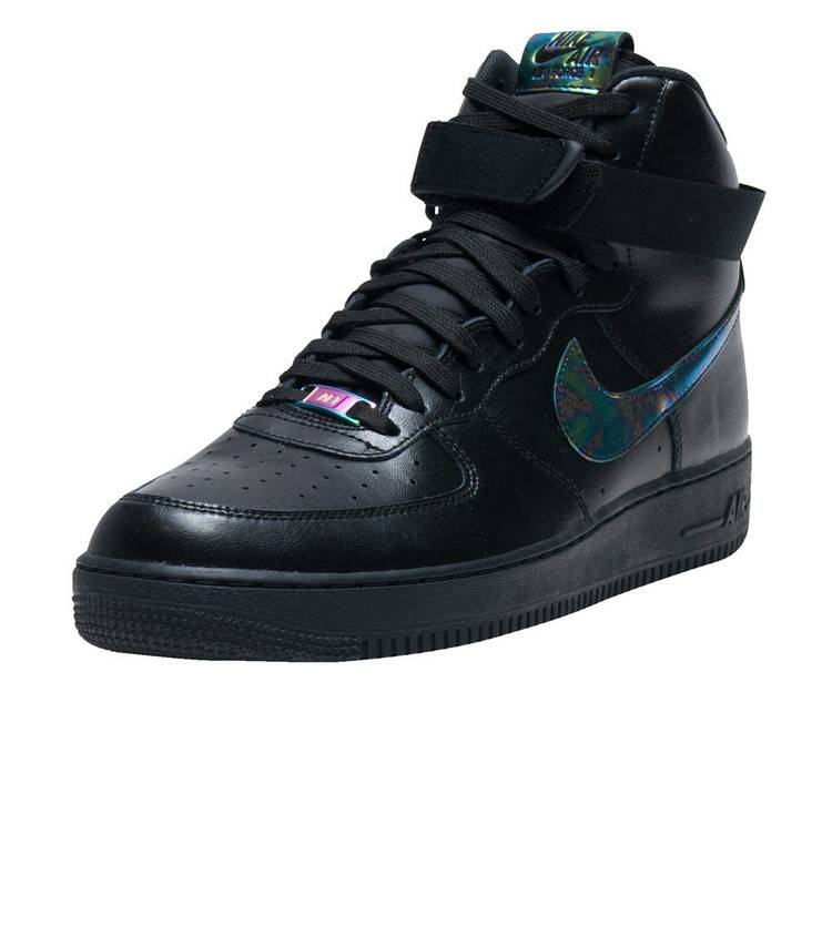 Nike Air Force 1 '07 LV8 High Hoops Pack - Black Dark Iris for Sale, Authenticity Guaranteed