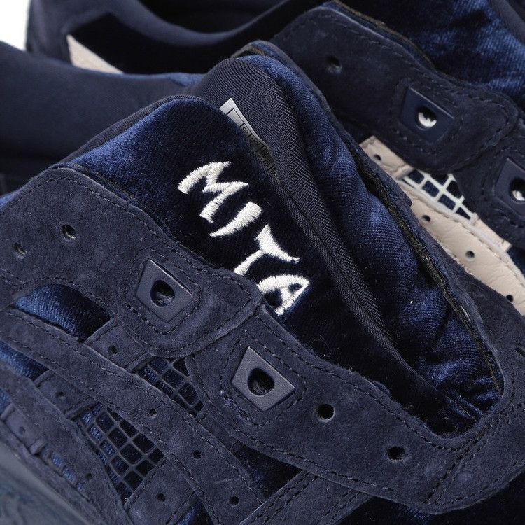Mita Sneakers x Beams x ASICS Gel Lyte 3 Navy Souvenir Jacket