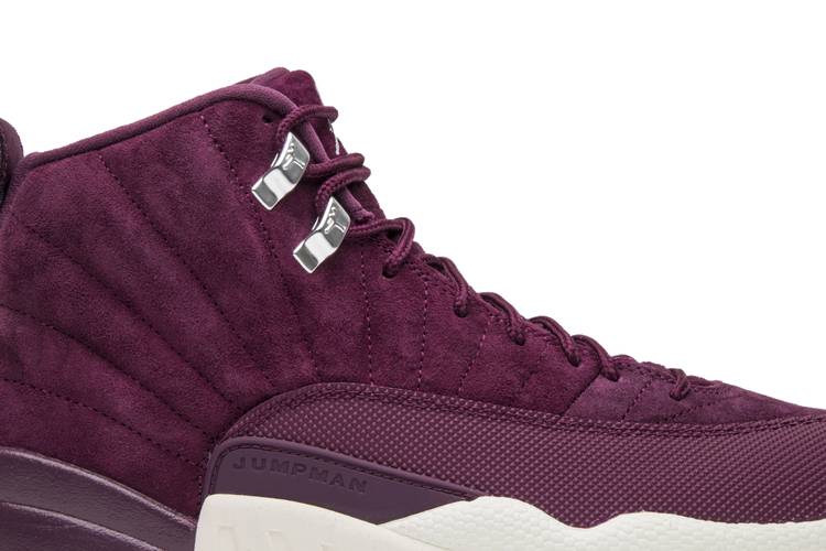 jordan 12 burgundy suede