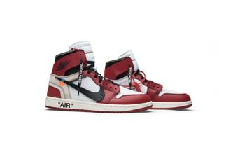 off white jordan 1 red and white