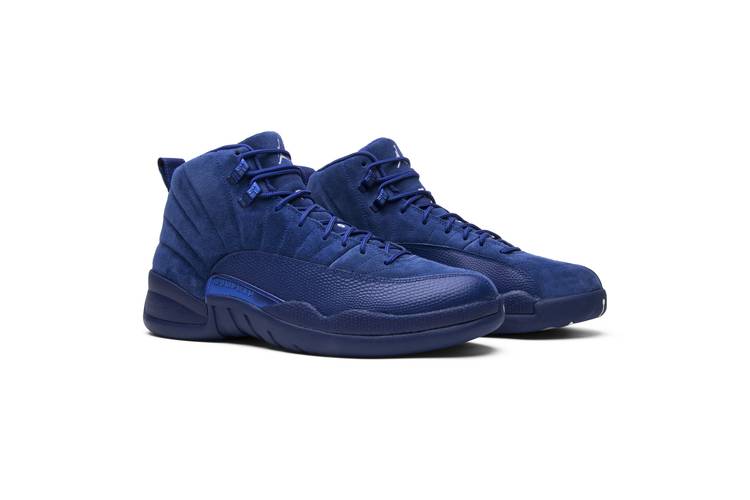 retro 12 jordans navy blue