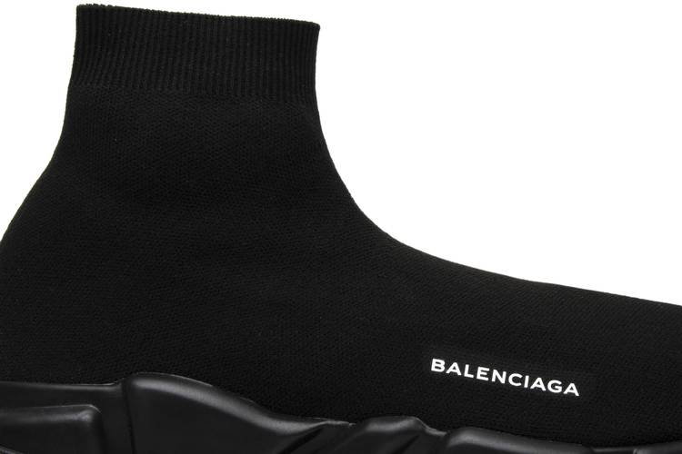 balenciaga all black speed