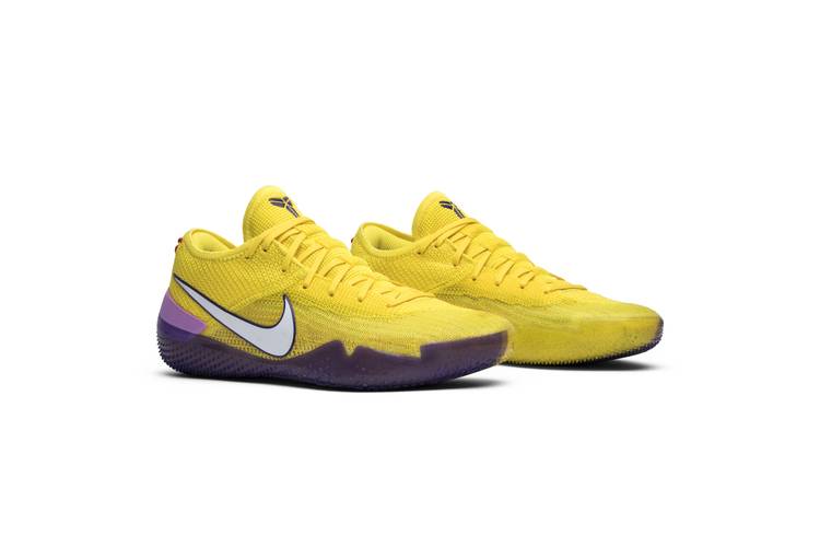 kobe bryant shoes purple and yellow