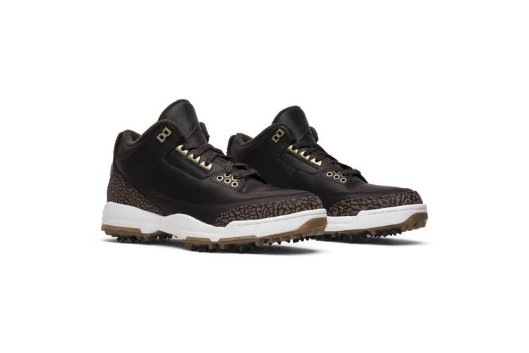 jordan 3 golf brown