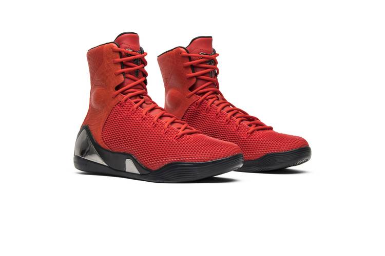 kobe red high tops