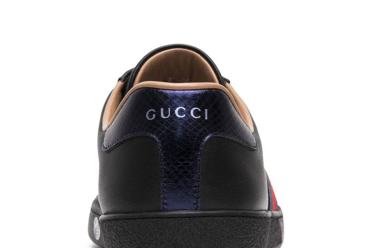 gucci black bee shoes