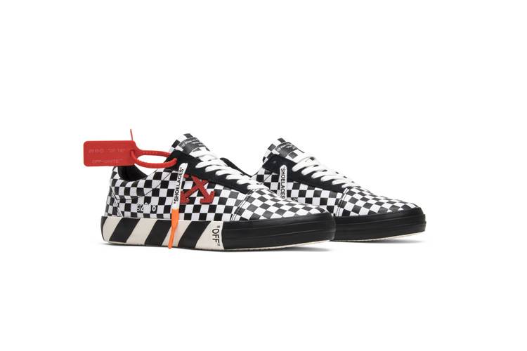 off white vulc low checkered