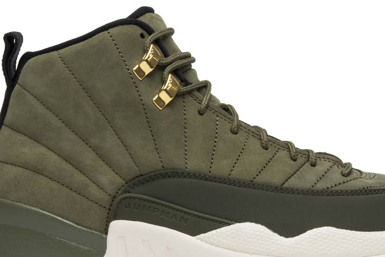 jordan 12 green and white