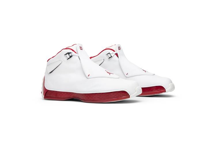 jordan retro 18 white red