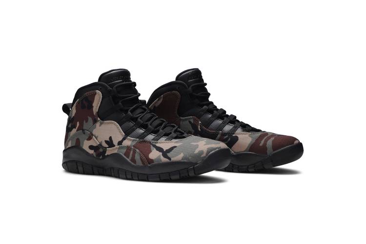 retro 10 jordans camo