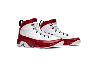 jordan 9 white red