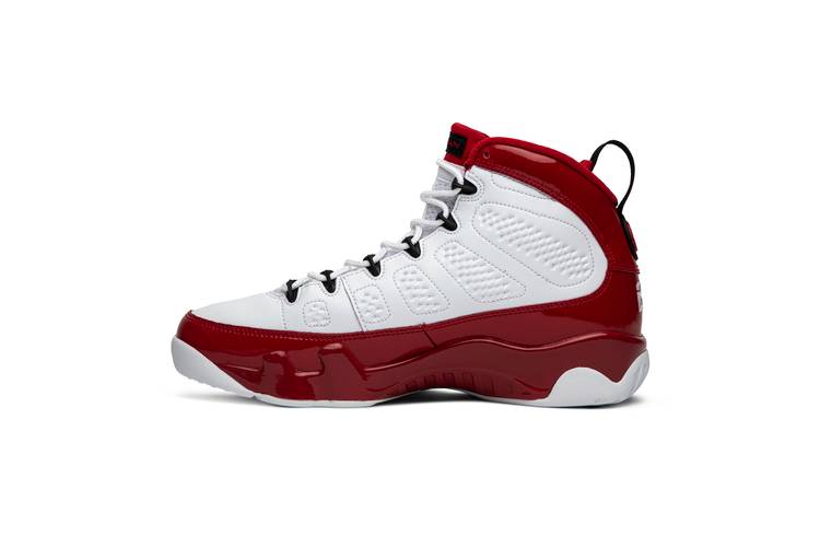 air jordan 9s red and white