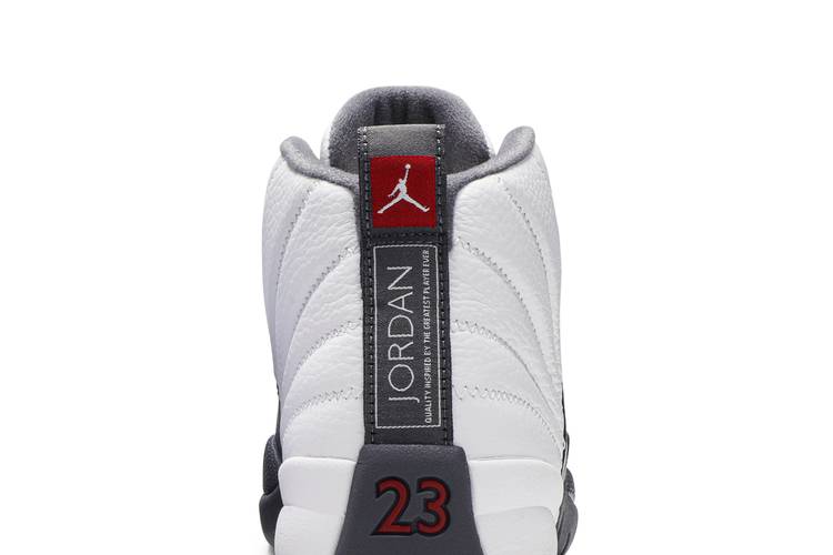 white dark grey gym red 12s