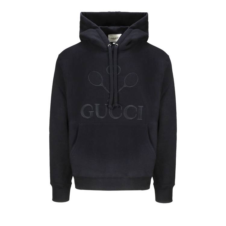 gucci black hoodie tennis