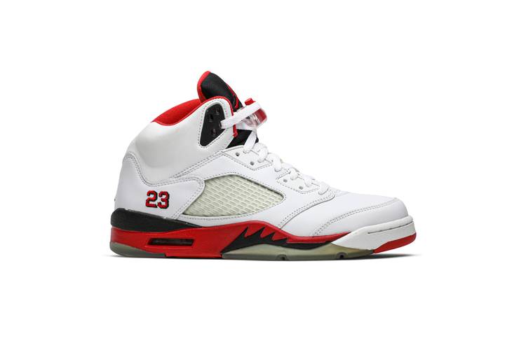 fire red fives jordans