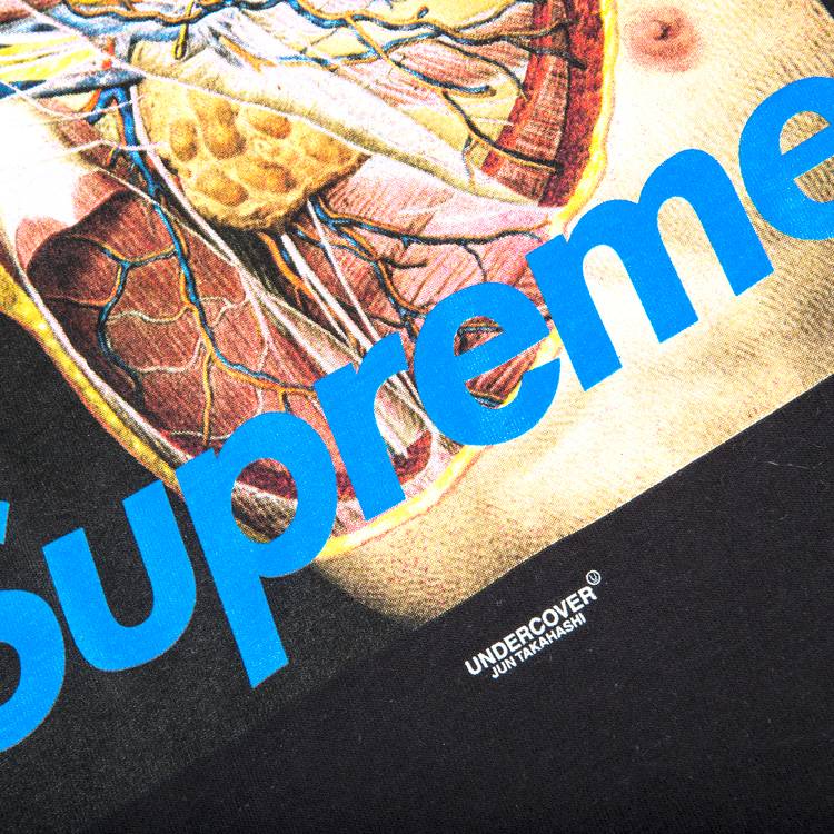 Supreme x Undercover Anatomy T-Shirt 'Black' | GOAT