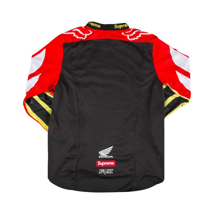 Supreme x Honda Fox Racing Moto Jersey 'Red' | GOAT