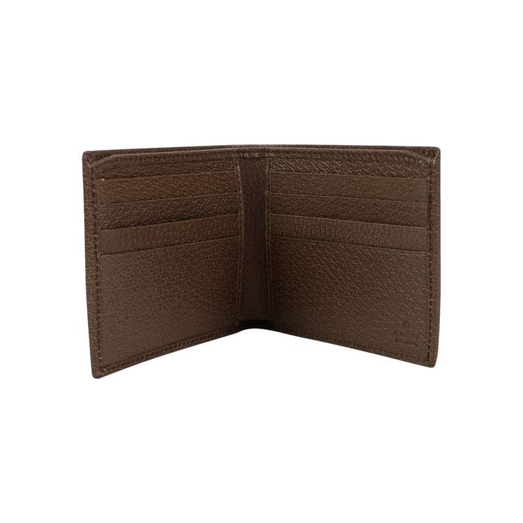 Gucci Ophidia GG Supreme Canvas Leather Bi-Fold Wallet 'Beige' | GOAT